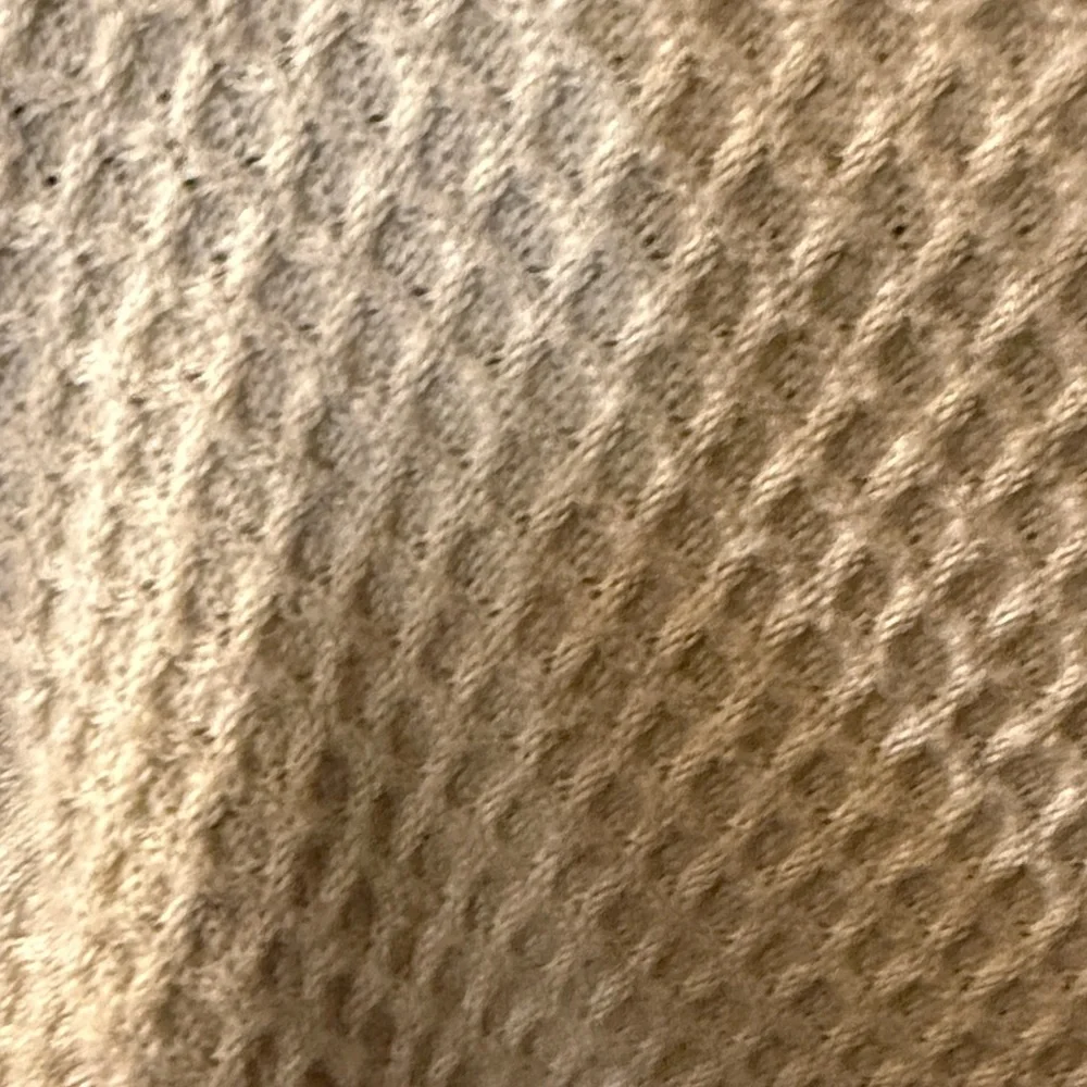 Abercrombie & Fitch 2XL Oatmeal Honeycomb Knit Grandpa Core Mens Sweater